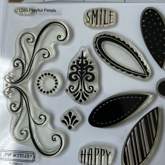 Playful Petals C1288 stamps - Picture 3 of 6